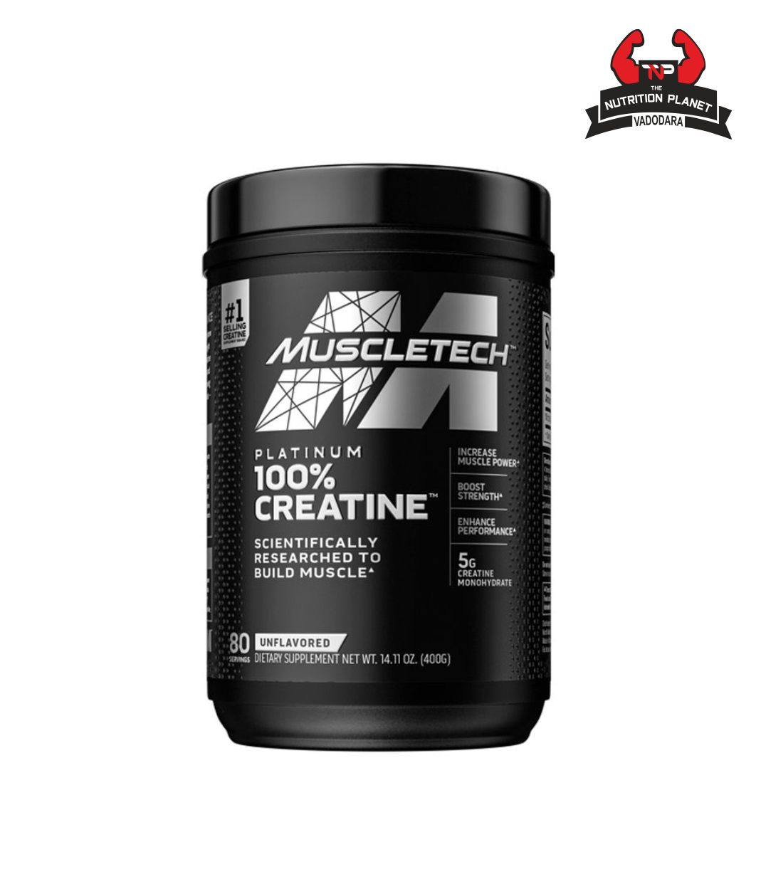 MuscleTech Platinum 100% Creatine micronized 80 Servings with Official Authentic tag